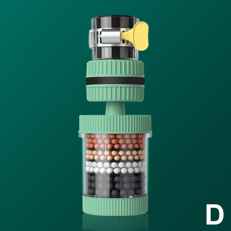 Detachable and washable six-layer household faucet filter, universal anti-splash shower head water saver, kitchen tap water filter.